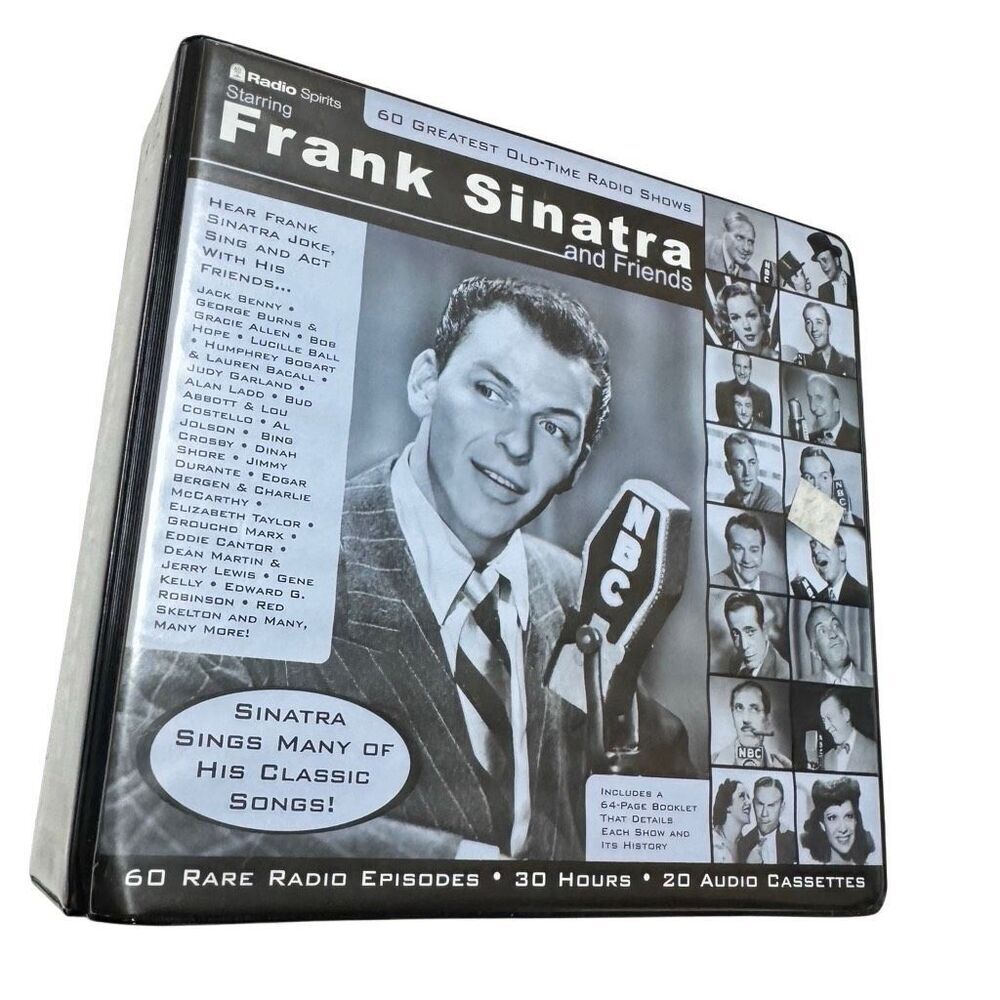 Frank Sinatra and Friends:60 Greatest Old Time Radio Shows 20 CASSETTES